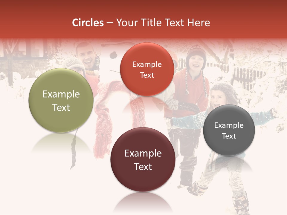 Smiling Full Length Male PowerPoint Template