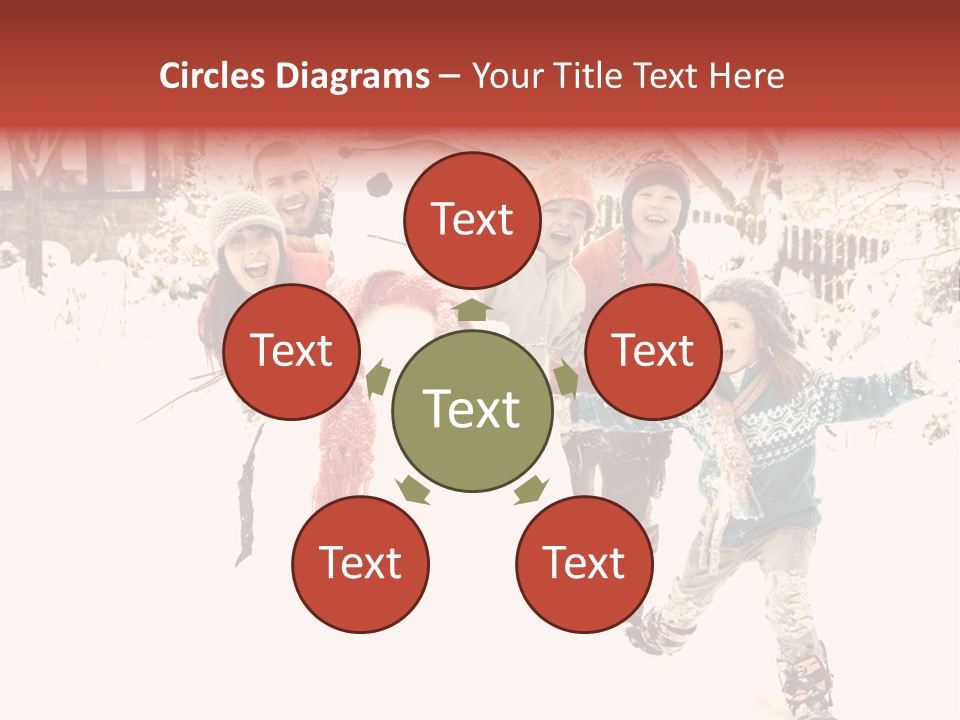 Smiling Full Length Male PowerPoint Template