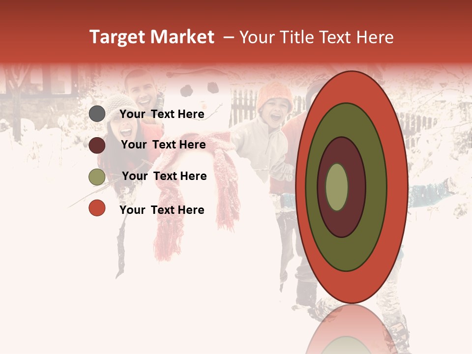 Smiling Full Length Male PowerPoint Template