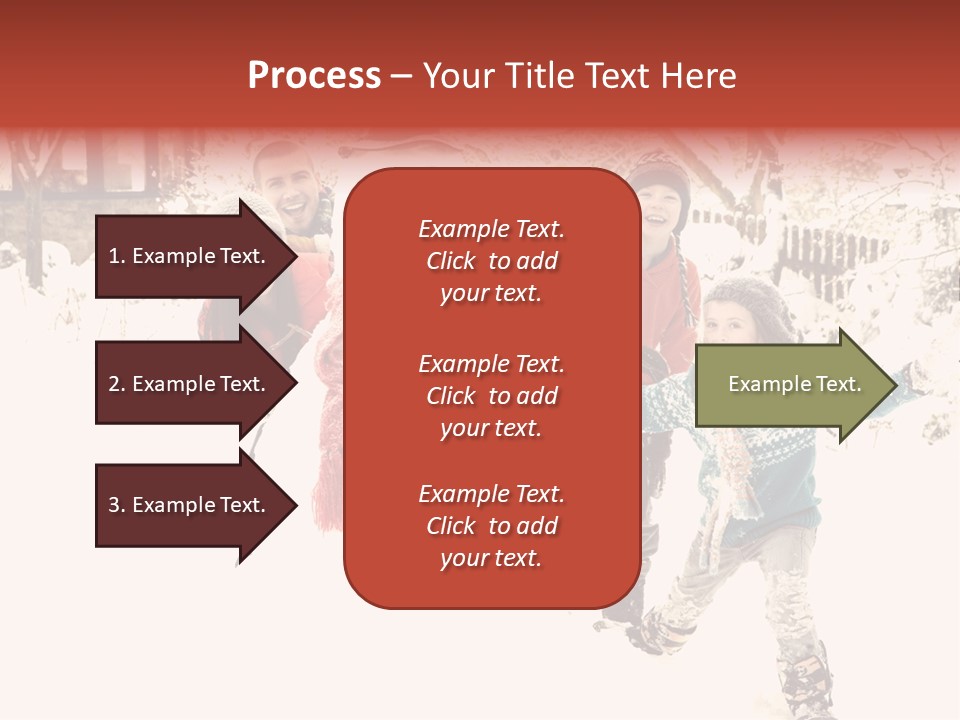 Smiling Full Length Male PowerPoint Template