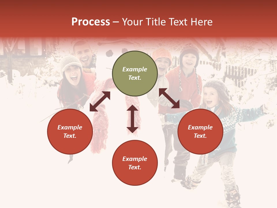 Smiling Full Length Male PowerPoint Template