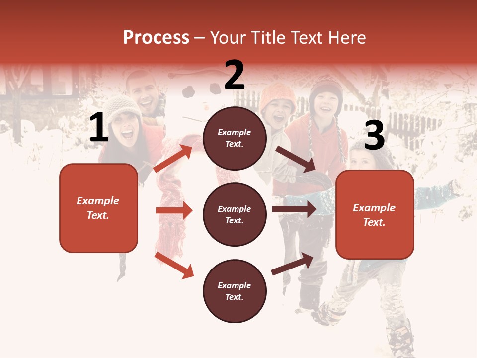 Smiling Full Length Male PowerPoint Template