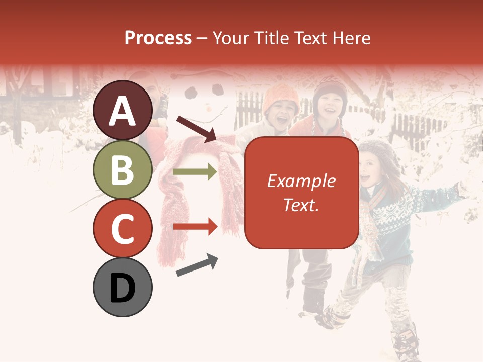 Smiling Full Length Male PowerPoint Template