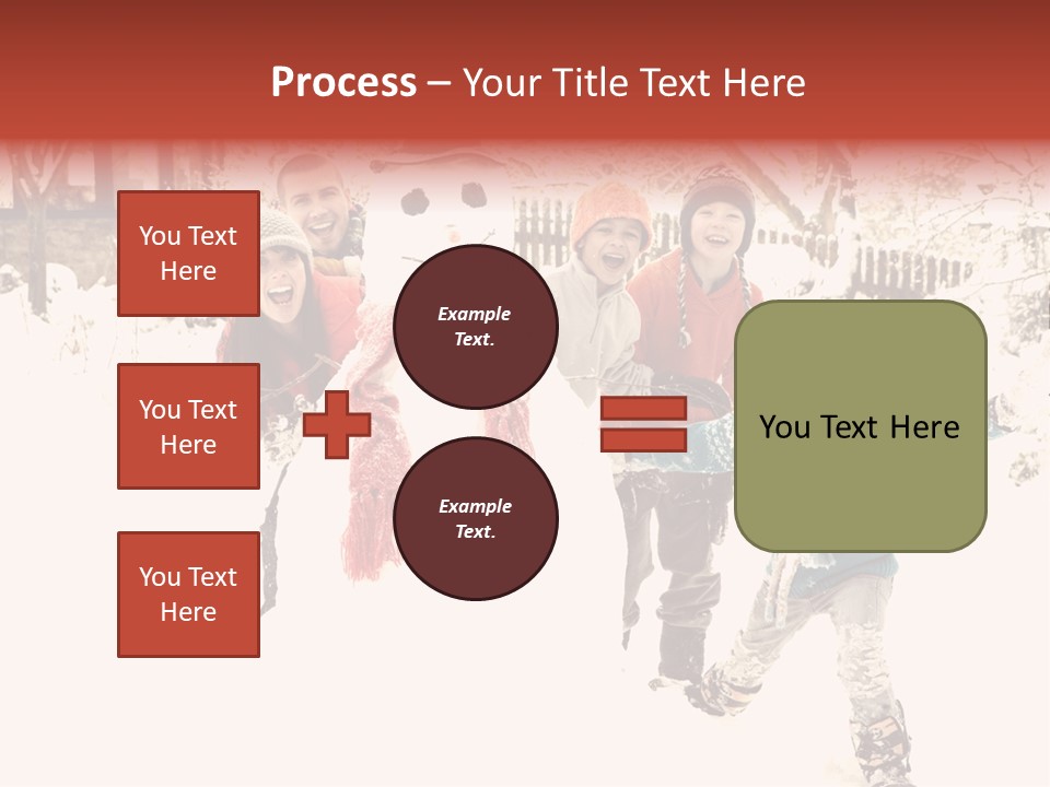 Smiling Full Length Male PowerPoint Template