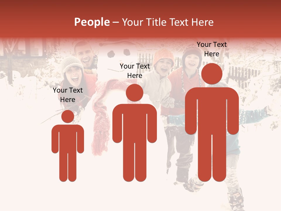 Smiling Full Length Male PowerPoint Template