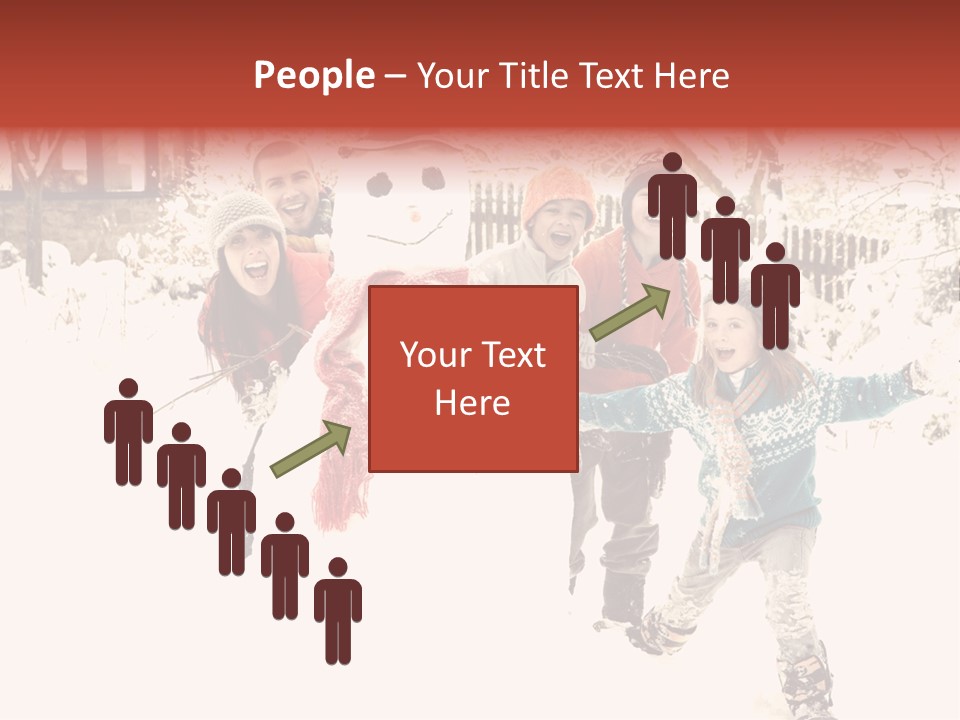 Smiling Full Length Male PowerPoint Template