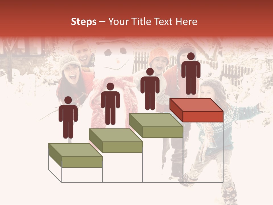 Smiling Full Length Male PowerPoint Template