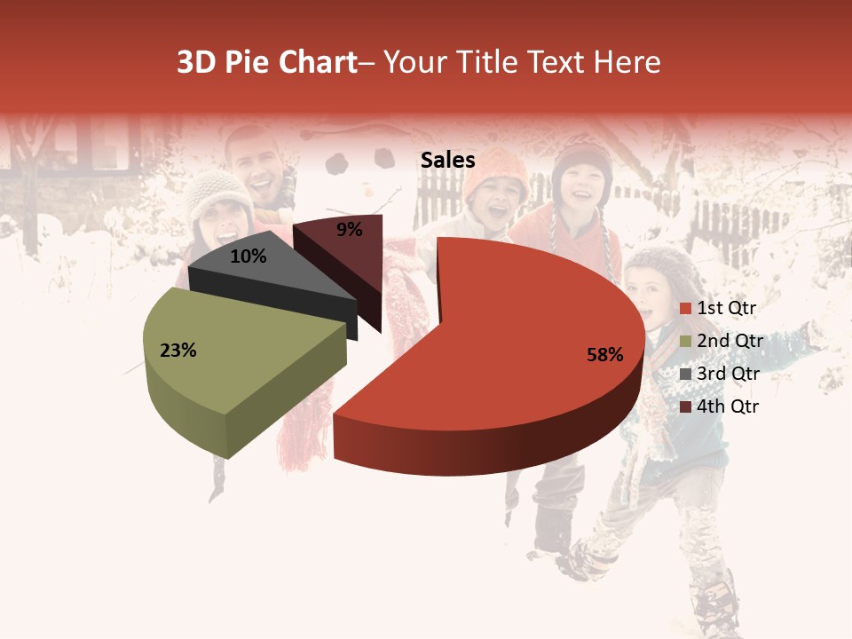 Smiling Full Length Male PowerPoint Template