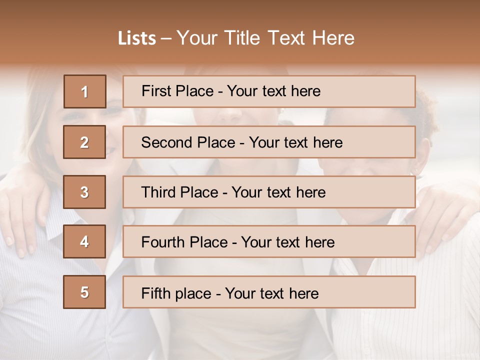 Residenz Wood Composition PowerPoint Template