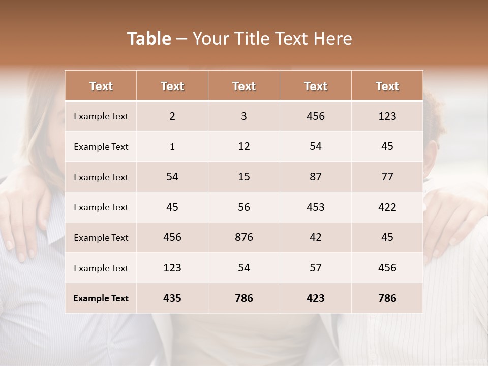 Residenz Wood Composition PowerPoint Template