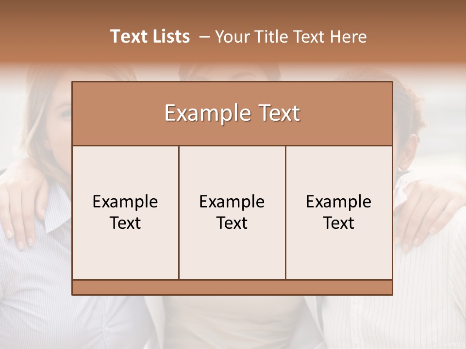 Residenz Wood Composition PowerPoint Template