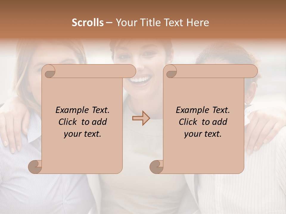 Residenz Wood Composition PowerPoint Template