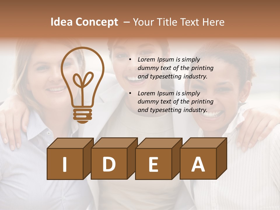 Residenz Wood Composition PowerPoint Template