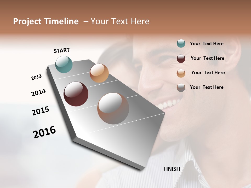 Object Hand Information PowerPoint Template