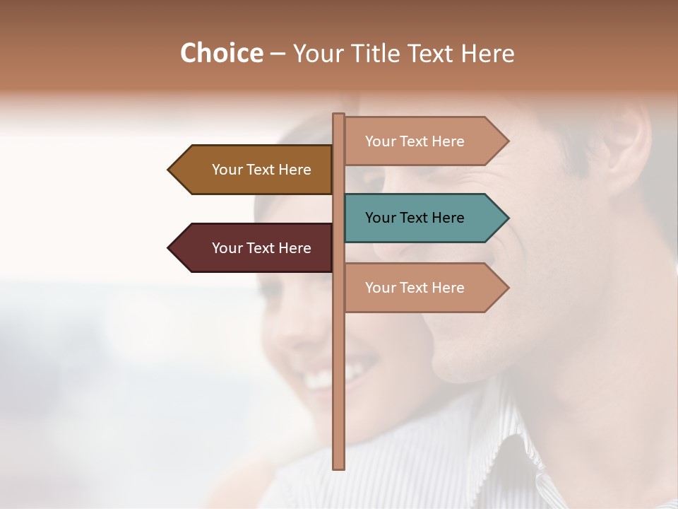 Object Hand Information PowerPoint Template