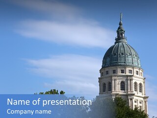 Kansas Downtown City PowerPoint Template