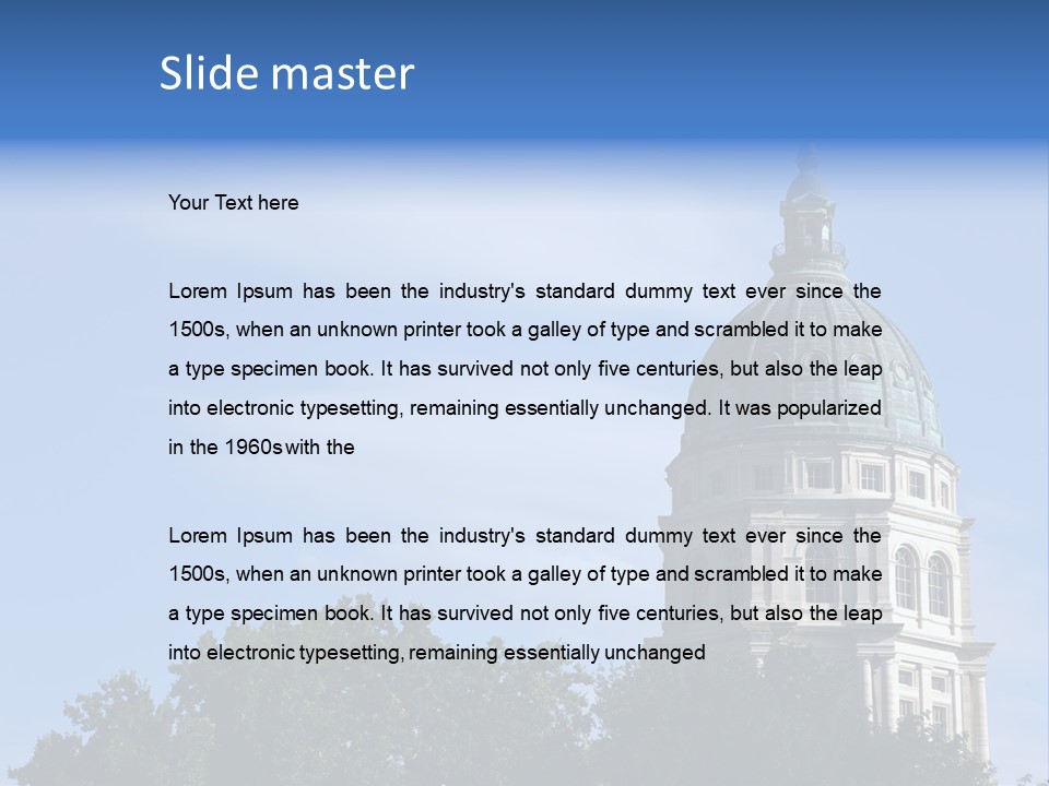 Kansas Downtown City PowerPoint Template