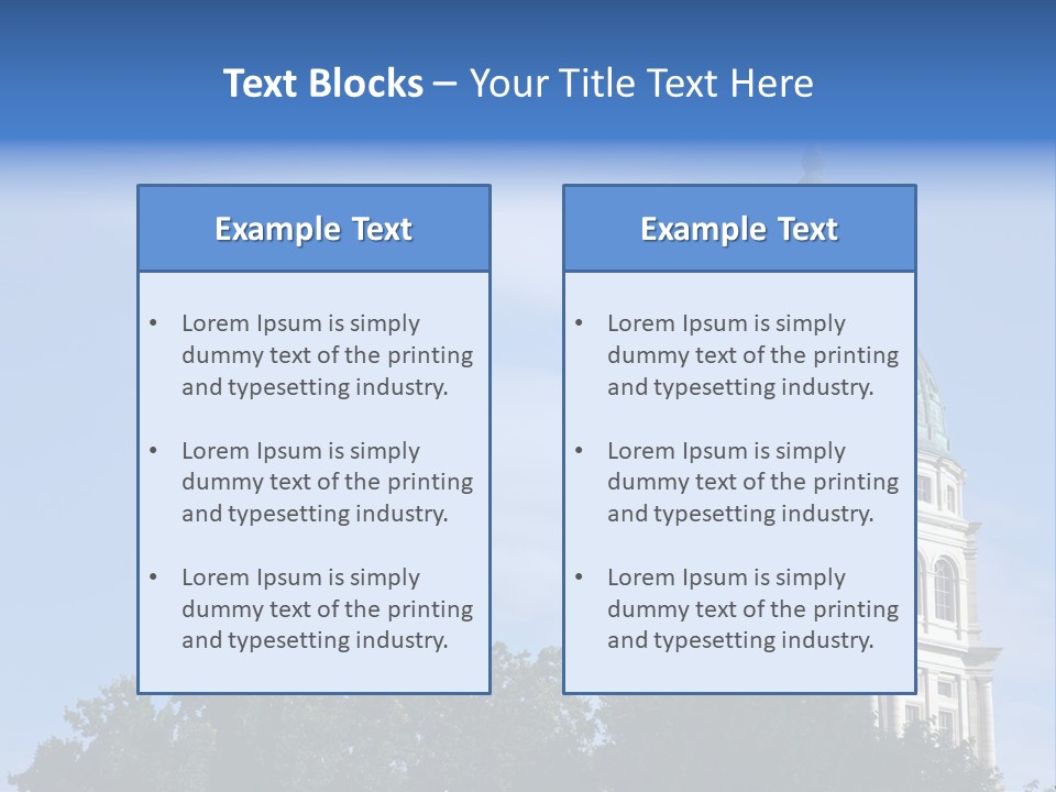 Kansas Downtown City PowerPoint Template