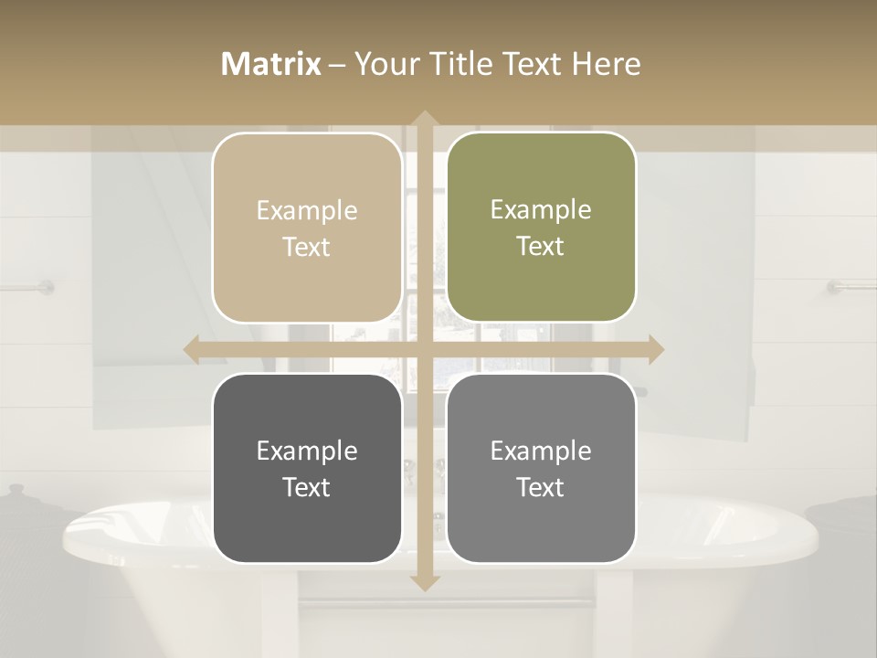 Residenz Wood Composition PowerPoint Template
