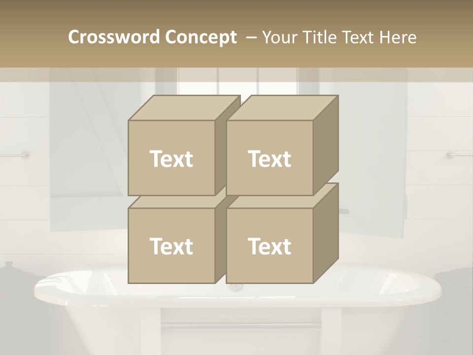 Residenz Wood Composition PowerPoint Template