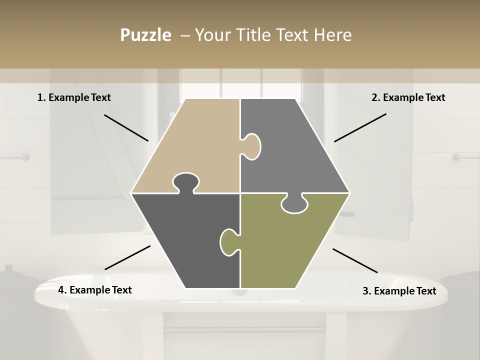 Residenz Wood Composition PowerPoint Template