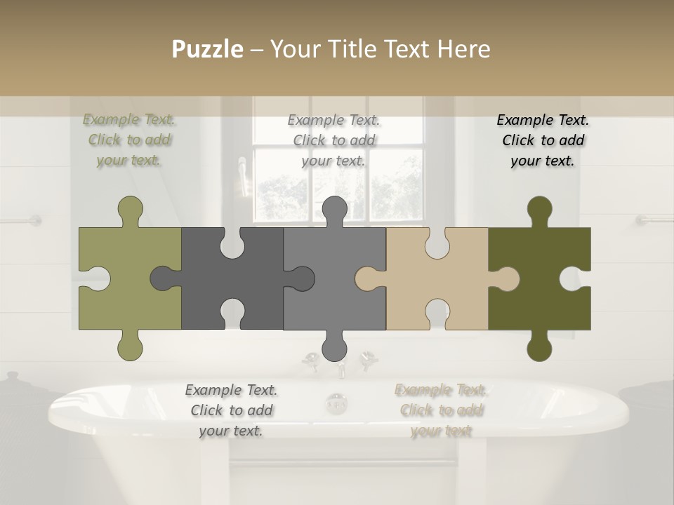 Residenz Wood Composition PowerPoint Template