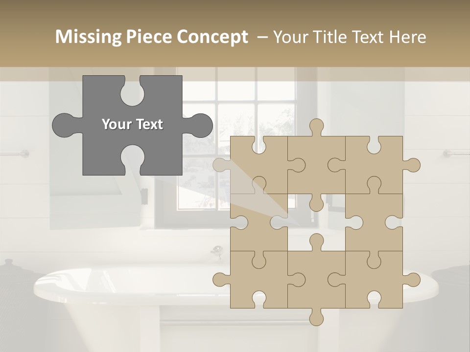 Residenz Wood Composition PowerPoint Template