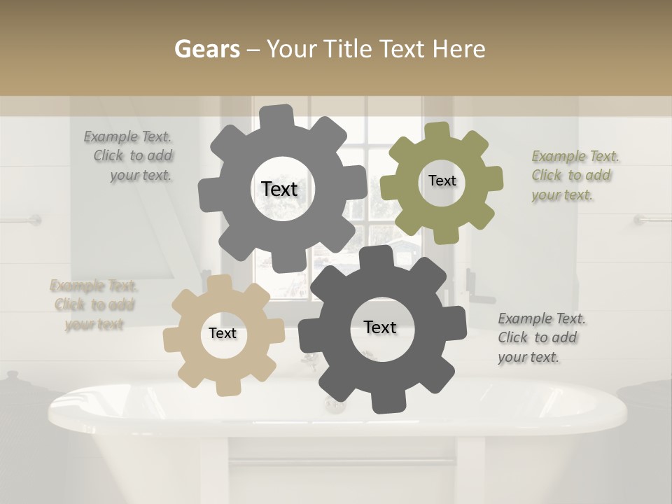 Residenz Wood Composition PowerPoint Template