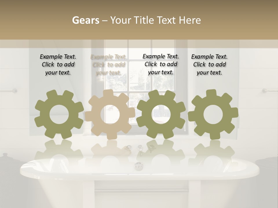 Residenz Wood Composition PowerPoint Template