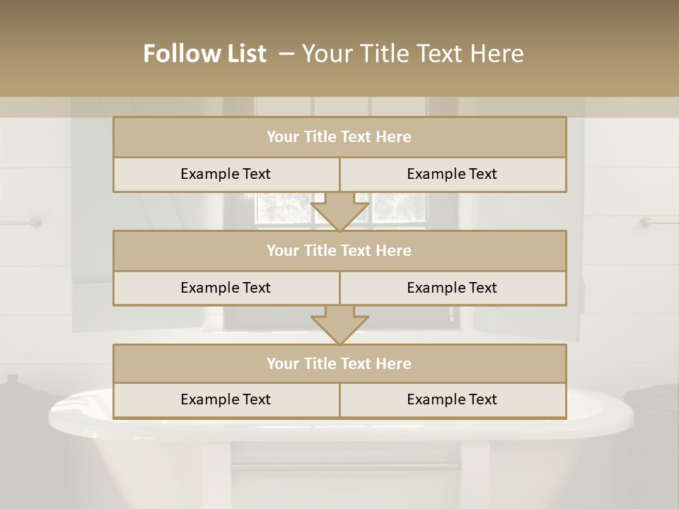 Residenz Wood Composition PowerPoint Template