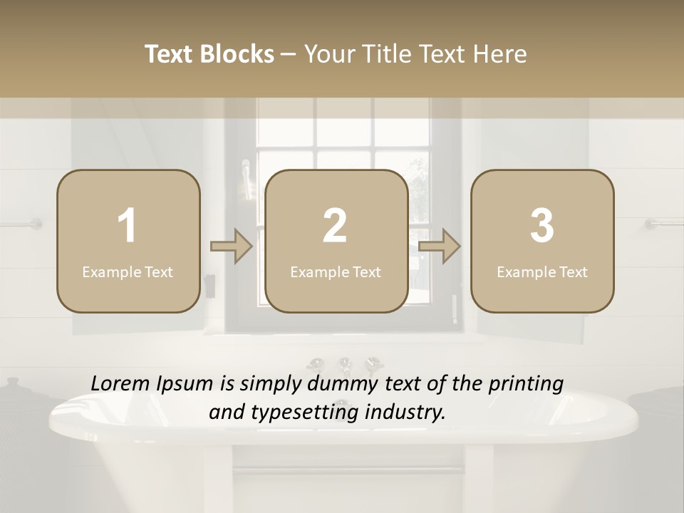 Residenz Wood Composition PowerPoint Template