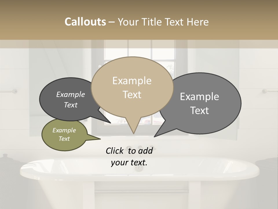 Residenz Wood Composition PowerPoint Template