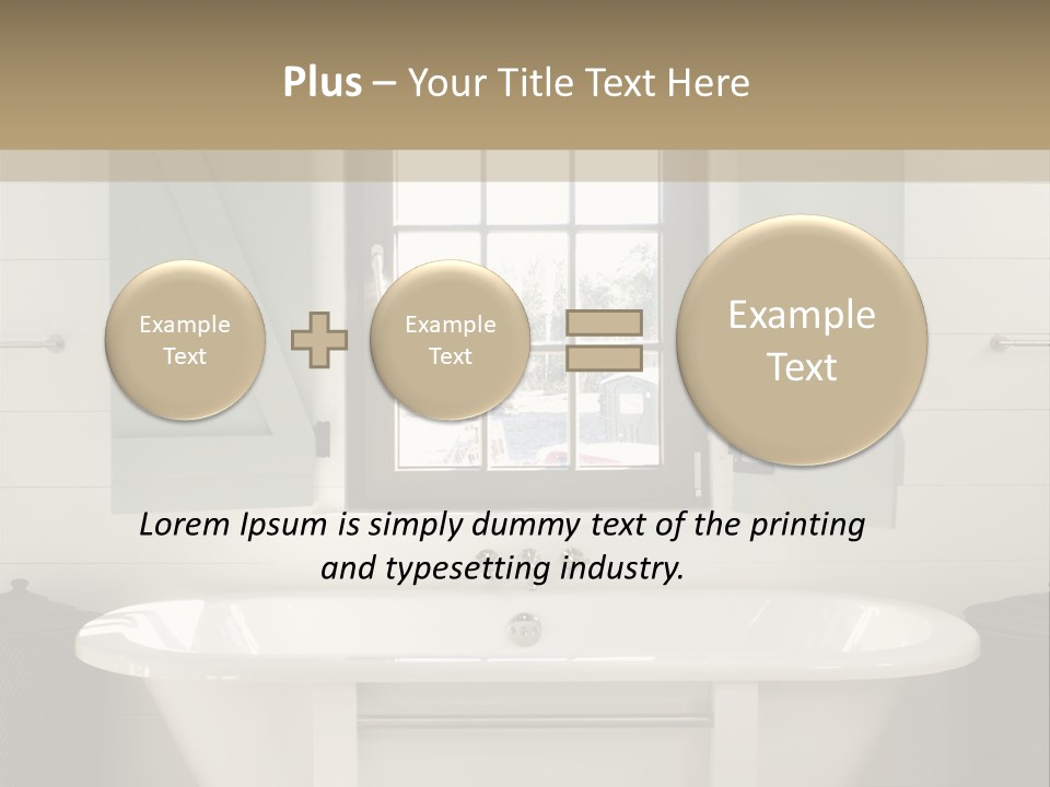 Residenz Wood Composition PowerPoint Template