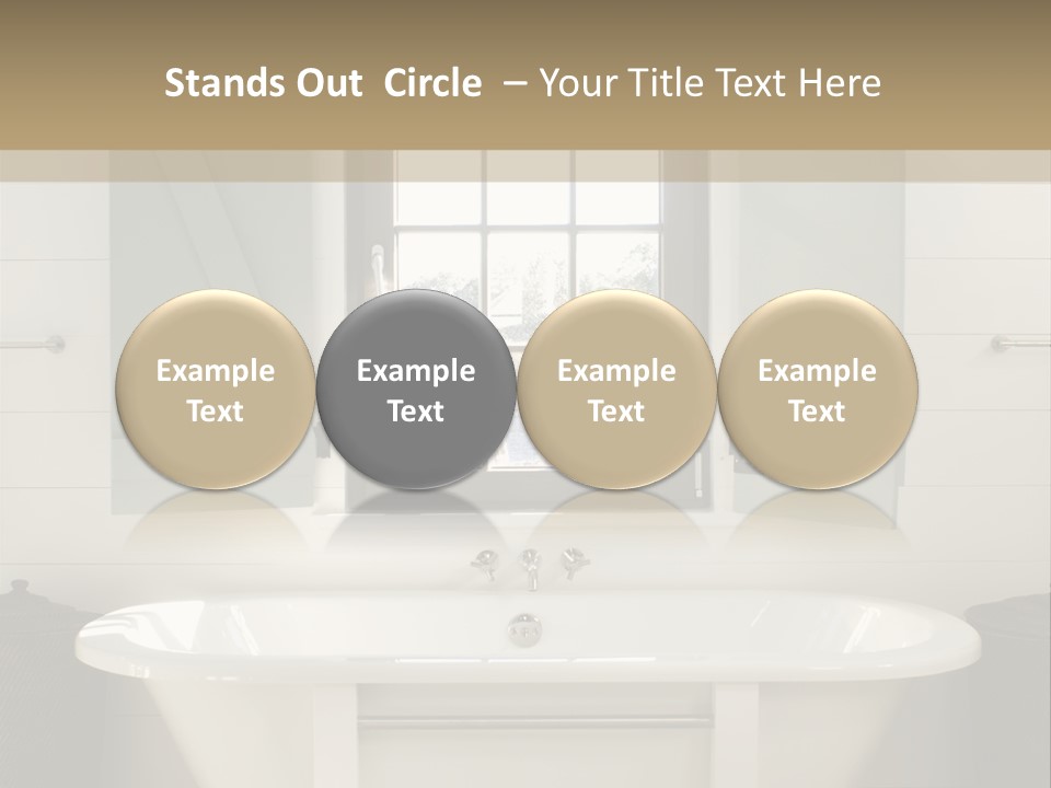 Residenz Wood Composition PowerPoint Template