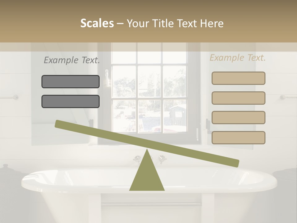Residenz Wood Composition PowerPoint Template