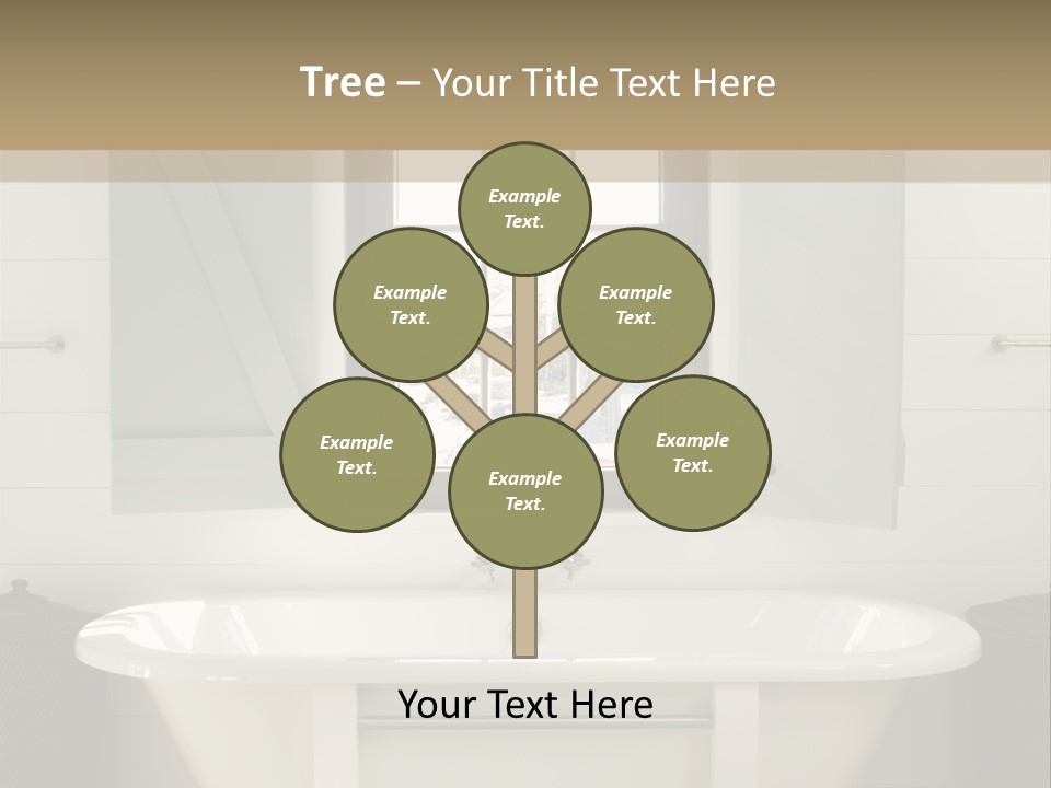 Residenz Wood Composition PowerPoint Template