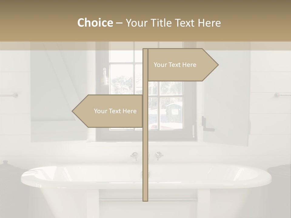 Residenz Wood Composition PowerPoint Template