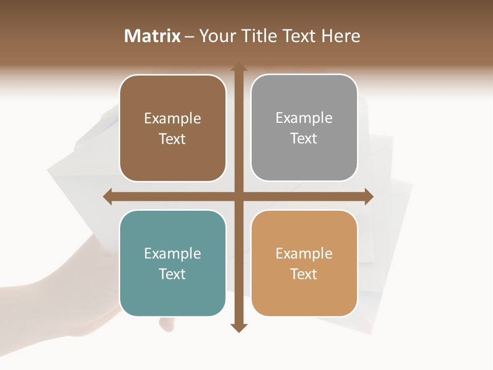 Object Hand Information PowerPoint Template