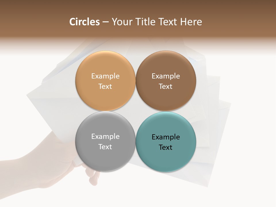 Object Hand Information PowerPoint Template