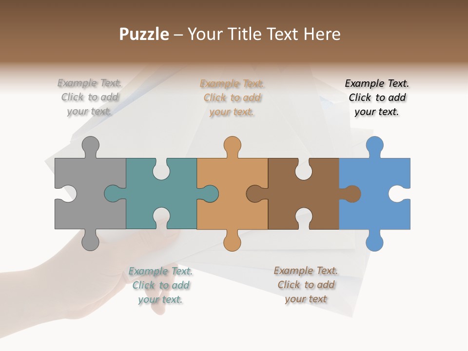 Object Hand Information PowerPoint Template
