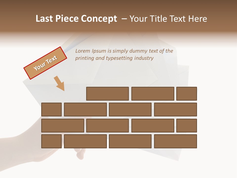 Object Hand Information PowerPoint Template