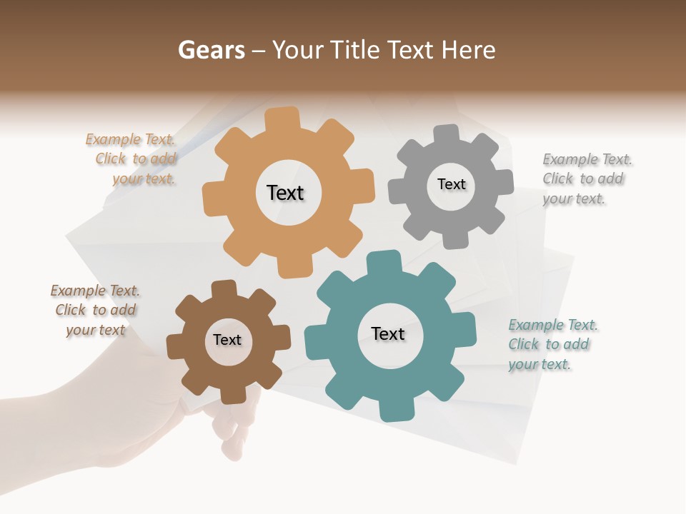 Object Hand Information PowerPoint Template