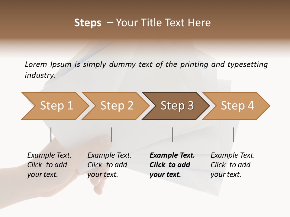 Object Hand Information PowerPoint Template