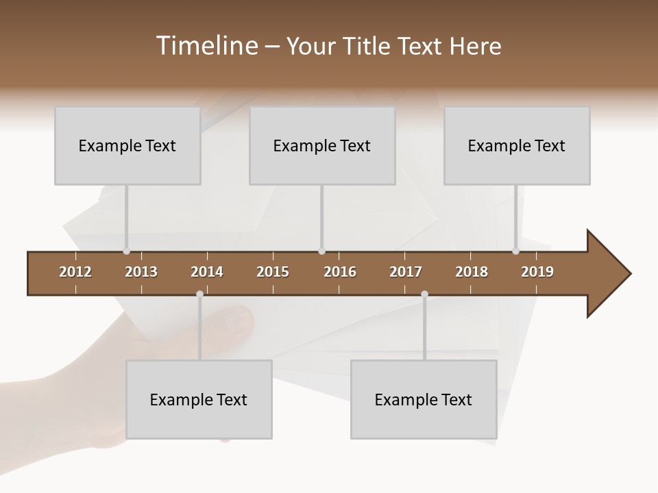 Object Hand Information PowerPoint Template