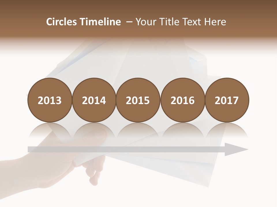 Object Hand Information PowerPoint Template