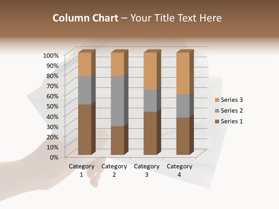 Object Hand Information PowerPoint Template