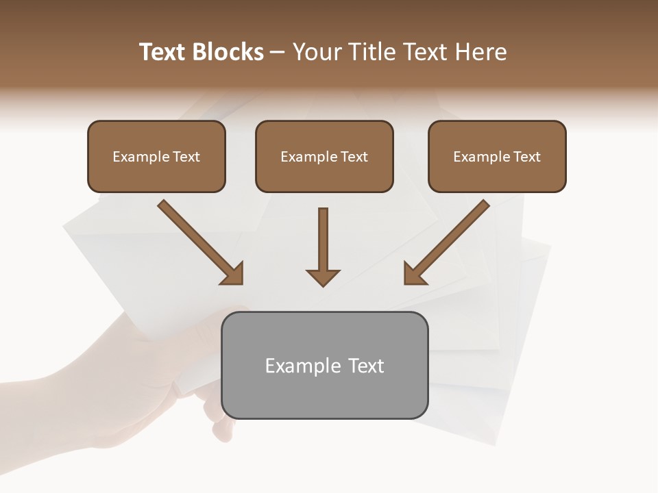 Object Hand Information PowerPoint Template