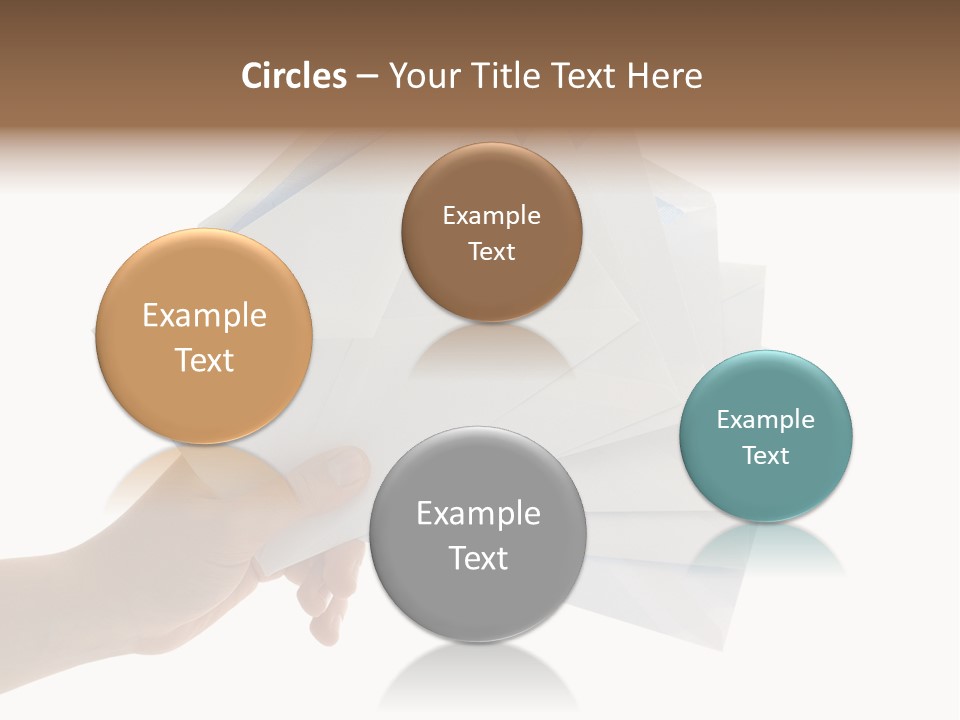 Object Hand Information PowerPoint Template