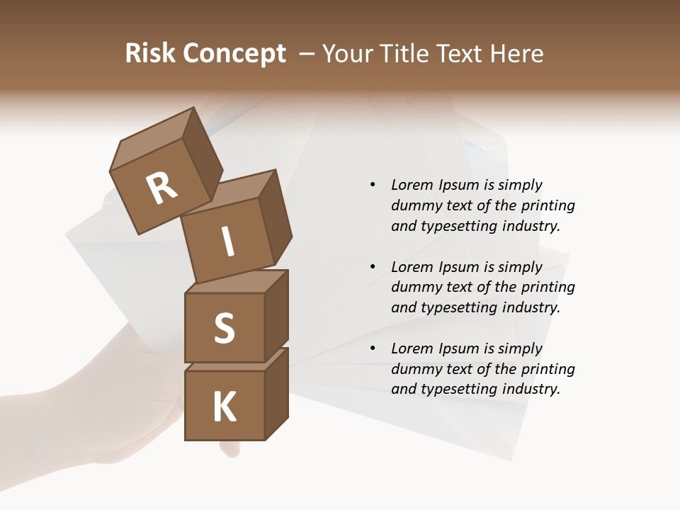 Object Hand Information PowerPoint Template