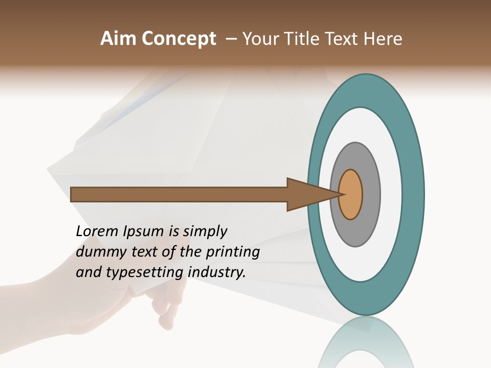 Object Hand Information PowerPoint Template